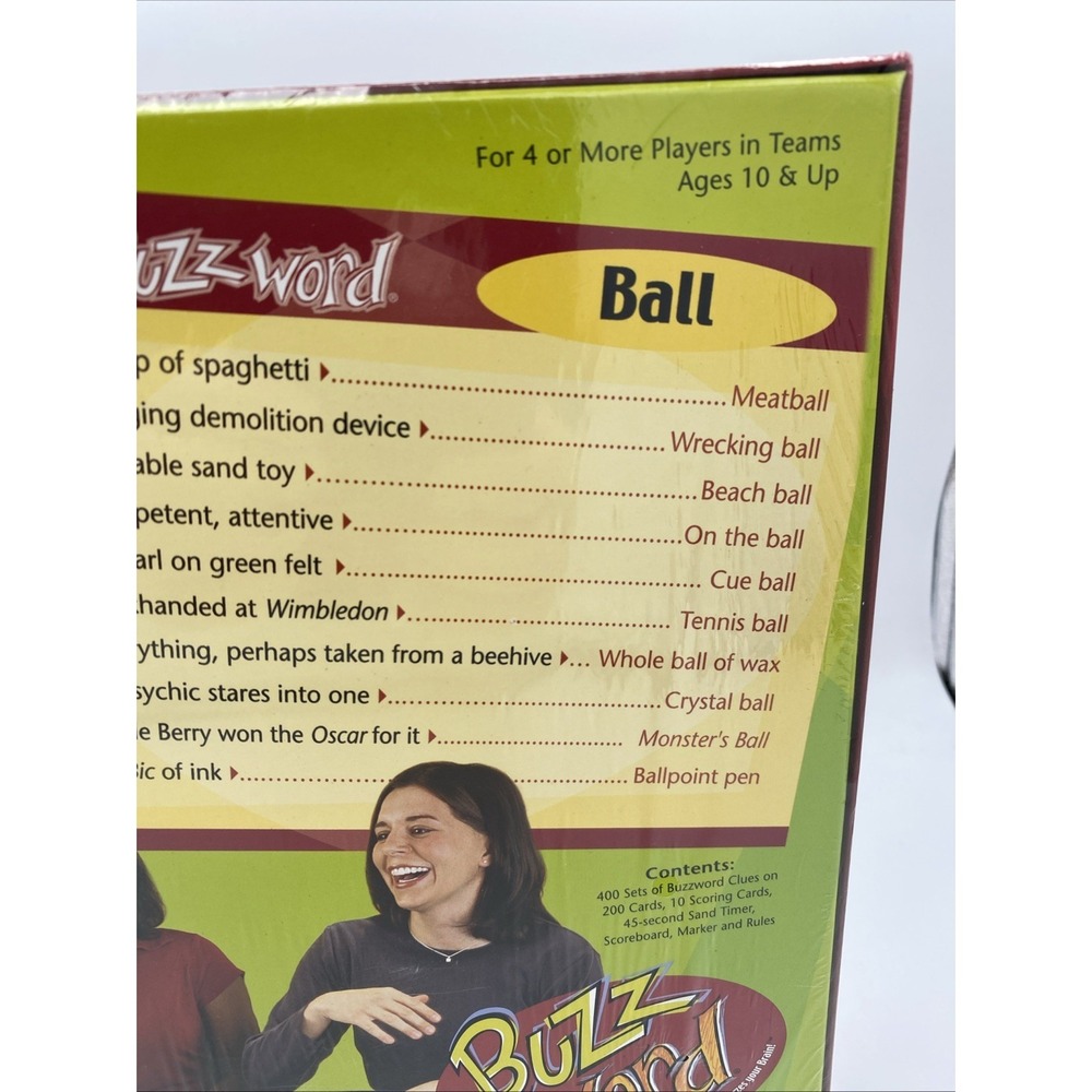 Buzz Word Board Game Family Fun Game By Patch Lively Challenging Sealed 2003 D-4 - Picture 5 of 8